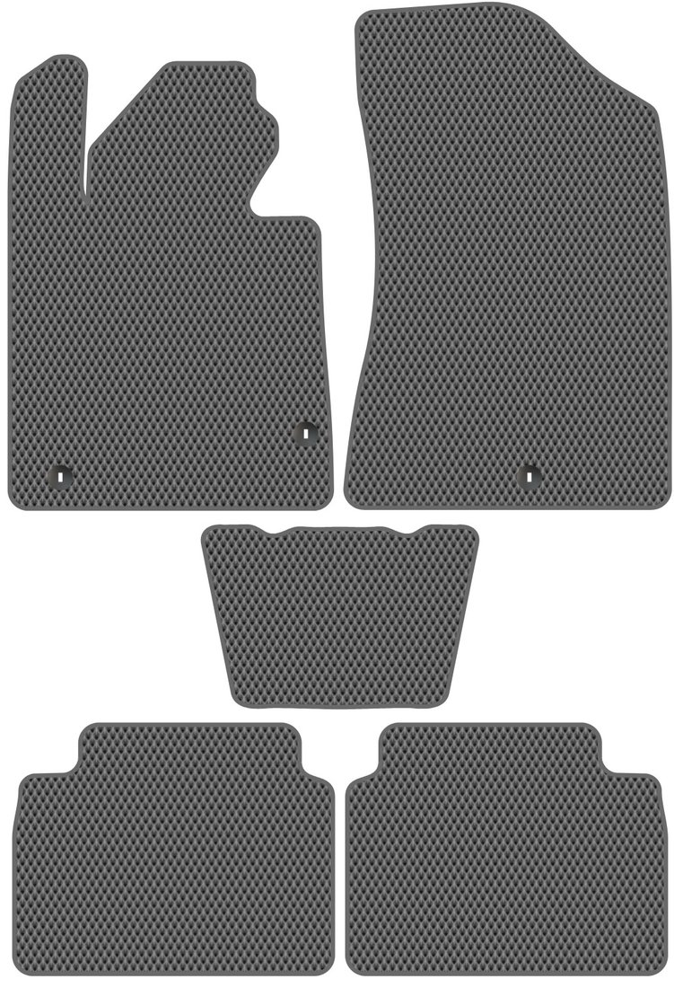 

Комплект ковриков для авто Alicosta Hyundai Sonata VIII (седан / DN8) 2019 - Н.В. (серый, ромб)