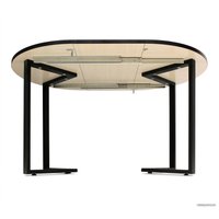 Кухонный стол Sheffilton SHT-T41/100-140 (статуарио венато/черный)