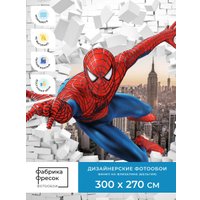 Фотообои ФабрикаФресок Человек Паук из Стены 1003270 (300x270)