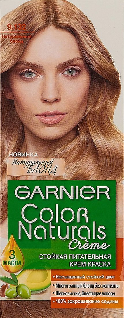 

Крем-краска для волос Garnier Color Naturals 9.132 натуральный блонд