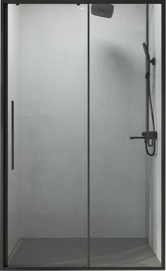 Душевая дверь Niagara Nova NG-34-10AGR 100x195 (графит/прозрачное стекло)