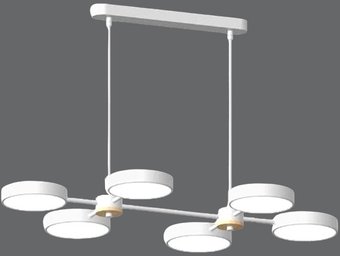 Подвесная люстра LED4U L3217-820 WH
