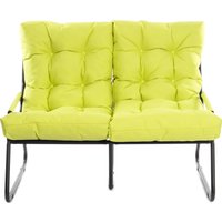 Садовый диван TetChair Ergo (рогожка с водоотталкивающей пропиткой, лайм)