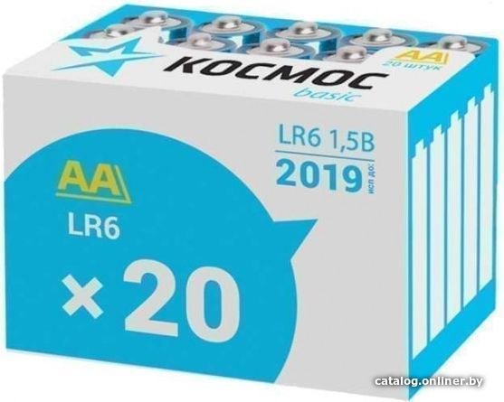 Батарейка КОСМОС LR6 20BOX KOCLR620BOX 20 шт