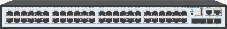 Управляемый коммутатор 2-го уровня SNR SNR-S2989G-48TX-POE