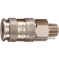 Фитинг M7 Быстроразъем пневмат с клапаном и нар рез 1/4" SY-210M