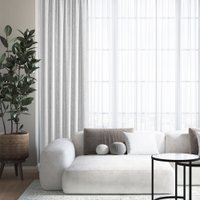 Штора Волшебная ночь Текстурный Блэкаут 200x270 930784 (дымка)