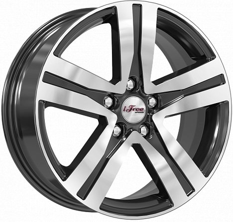 

Литые диски iFree Rebel (КС913) 17x7" 5x114.3мм DIA 67.1мм ET 45мм Блэк Джек