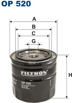 

Масляный фильтр Filtron OP 520