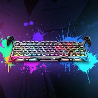 Клавиатура Gravastar Mercury V75 Pro Special Edition Neon Graffiti (GravaStar x Gateron Magnetic Jade Pro)