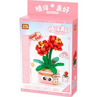 Конструктор LOZ Красные цветы в горшочке 8841_MK