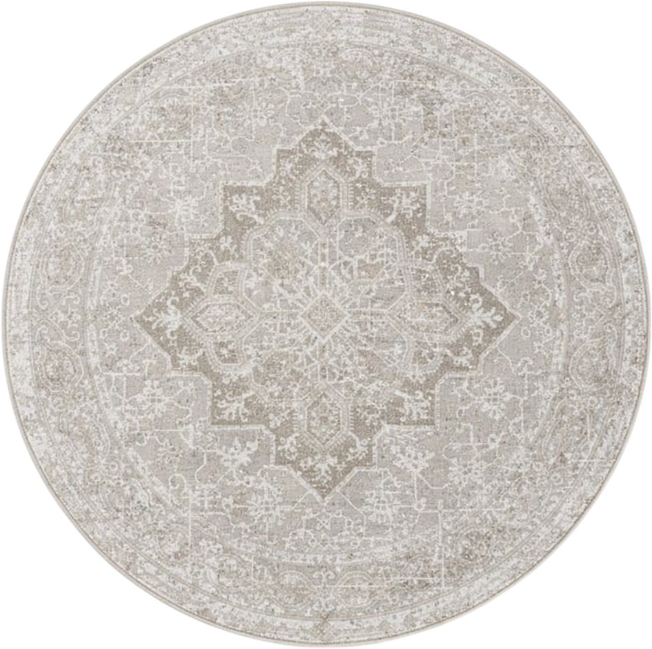 

Ковер для жилой комнаты LAXMI Comfort 329 круг (2.4x2.4, Cream/Cream)