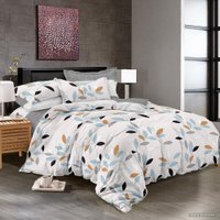 Евро комплект постельного белья СонМаркет 978 под. 200x215 пр. 220x240 нав. 70x70