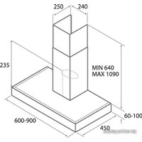 Кухонная вытяжка Jetair VETA 600