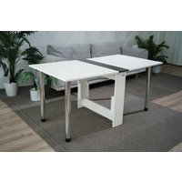 Стол-книга Stoloff Мечта 1600x850 (антрацит/белый, опоры вкручиваемые, углы прямые без роликов и ручек)