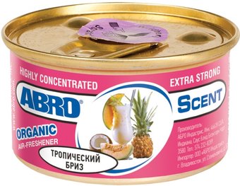 ABRO Освежитель воздуха Органик (42г, тропический бриз)