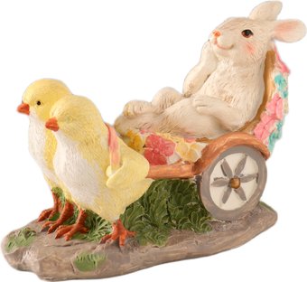 Статуэтка Sima-Land Цыплята везут кролика в колеснице 10583227