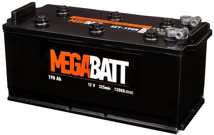 

Автомобильный аккумулятор Mega Batt 6CT-190N (190 А·ч)