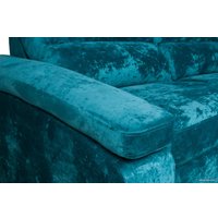 Угловой диван Асмана Форест 160x80 (Plush Izumrud)