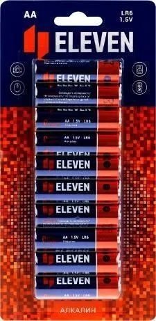 

Батарейка Eleven AA LR6 алкалиновые ВС10 (2x10 шт)