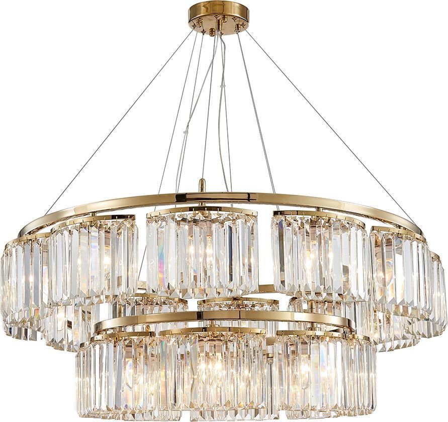 

Подвесная люстра Newport 4358+12/S gold