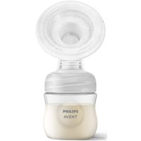 Ручной молокоотсос Philips Avent Natural Motion с бутылочкой для кормления SCD210/03