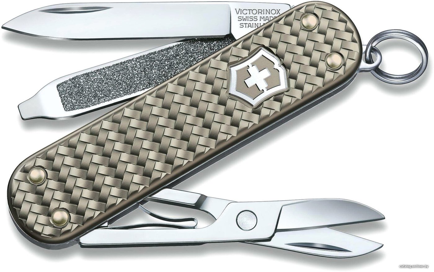 Нож-брелок Victorinox Classic Precious Alox 0.6221.4031G (серый)