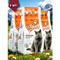 Наполнитель для туалета DeliCate Classic комкующийся 15 л