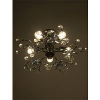 Припотолочная люстра BayerLux Цветы 10777419 (хром)
