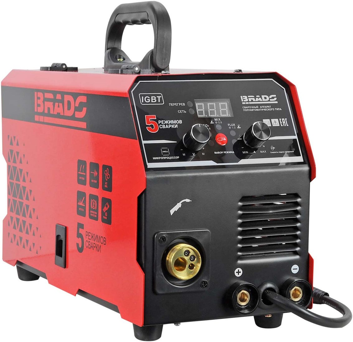 

Сварочный инвертор Brado MIG/MMA-250L-14