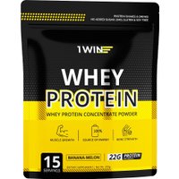 Протеин сывороточный (концентрат) 1WIN Whey Protein (банан/дыня, 450г)
