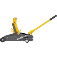 Подкатной домкрат Denzel 51153 2т