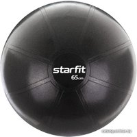 Гимнастический мяч Starfit Pro GB-107 65 см антивзрыв (черный)