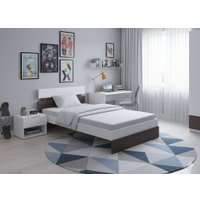 Кровать PROxSON Milton 90x190 (белый/ясень шимо темный)