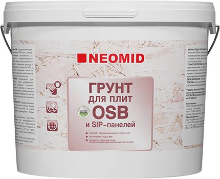 

Акриловая грунтовка Neomid для плит OSB 7 кг