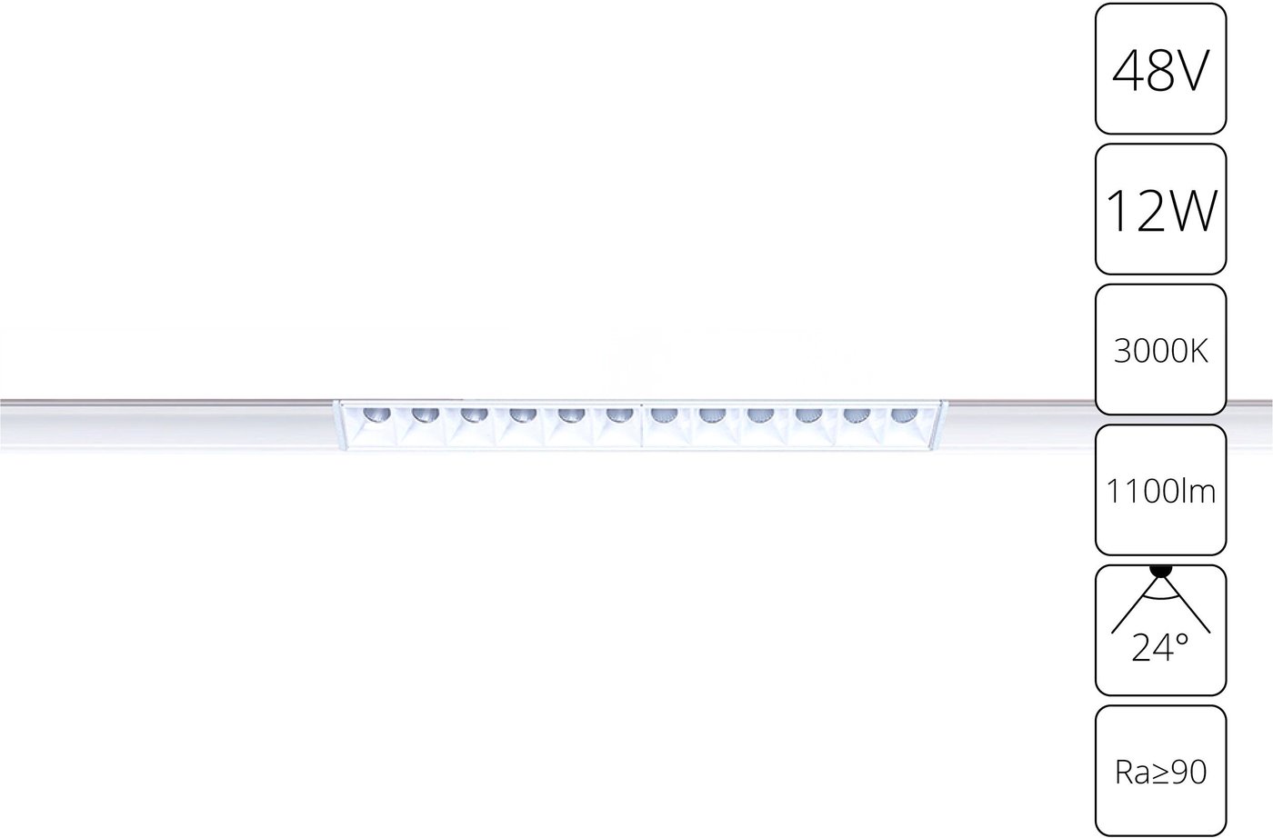 

Трековый светильник Arte Lamp Linea A4674PL-1WH