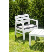 Набор садовой мебели Ipae Progarden LOM05CCB (белый)