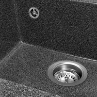 Кухонная мойка Saniteco Terra (графит) в Борисове