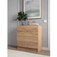 Комод Горизонт Нео 760 4 ящика (дуб золотой крафт)