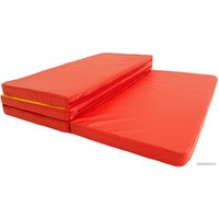 Cпортивный мат Формула здоровья 4 сложения 2x1x0.08м (красный/желтый)