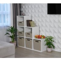 Коробка для хранения Violet Лофт с крышкой 6911120 (латте)