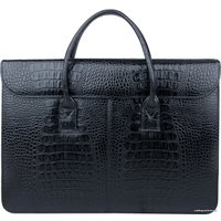 Папка деловая Alliance 8-095к (крокодил, черный)