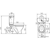 Унитаз напольный Универсал Малыш