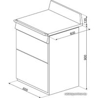 Кухонная плита Smeg TR62BL