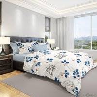 1.5-спальный комплект постельного белья СонМаркет Жизнь прекрасна под. 153x215 пр. 145x220 нав. 70x70