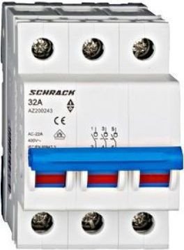 Выключатель нагрузки Schrack Technik AZ 3p 032A AZ200243