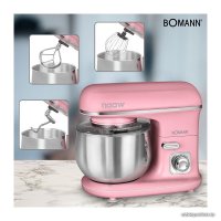 Планетарный миксер Bomann KM 6030 CB (розовый) в Пинске