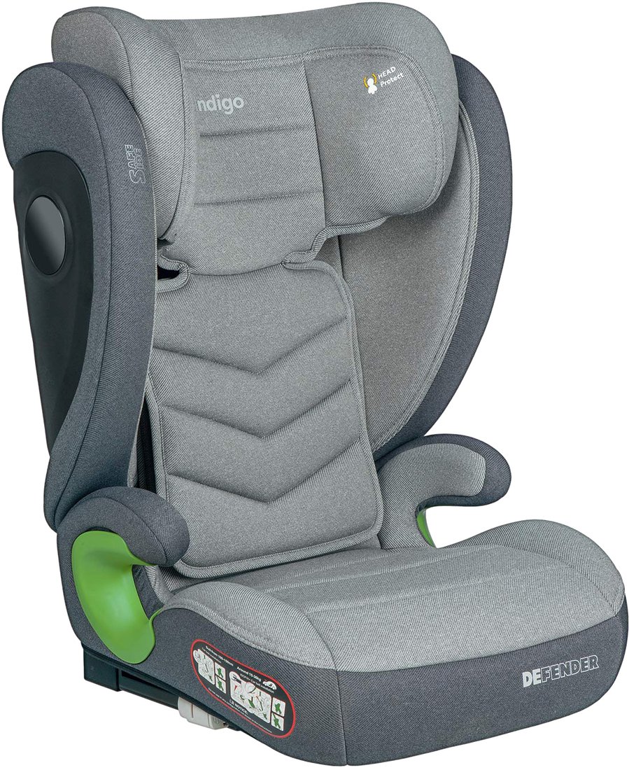 

Детское автокресло Indigo Defender I-Size Isofix (светло-серый)