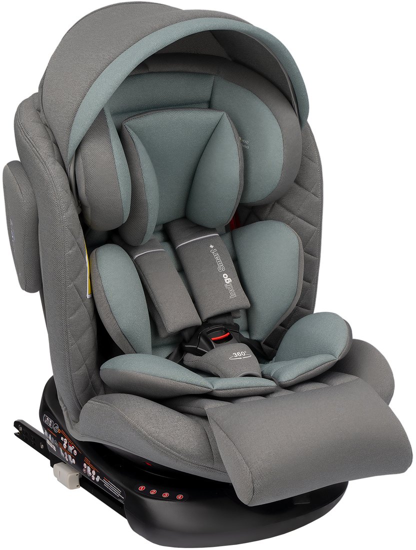 

Детское автокресло Indigo Smart Plus Isofix (серый/зеленый)