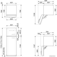 Холодильник Smeg FAB30LPB5